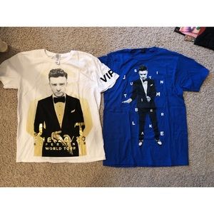 Justin Timberlake Concert T-Shirts (2)